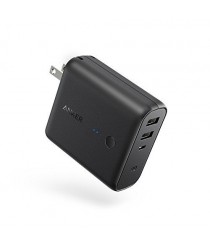 Anker PowerCore Fusion 5000 2-in-1 Portable Charger and Wall Charger, AC Plug with 5000mAh Capacity, PowerIQ Technology, For Apple and Android  