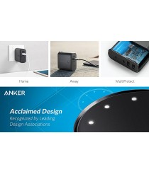 Anker PowerCore Fusion 5000 2-in-1 Portable Charger and Wall Charger, AC Plug with 5000mAh Capacity, PowerIQ Technology, For Apple and Android  