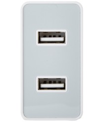 AmazonBasic Charger 2-port - white