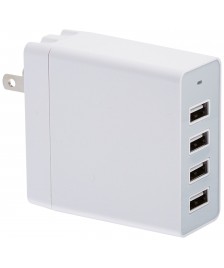 AmazonBasic Charger 4-port - white