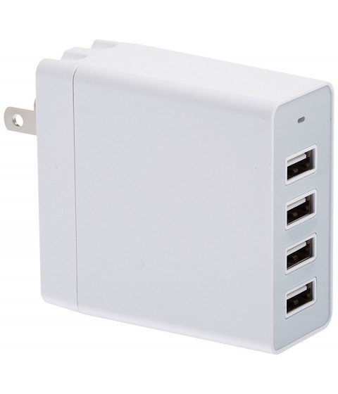 AmazonBasic Charger 4-port - white