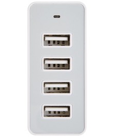 AmazonBasic Charger 4-port - white