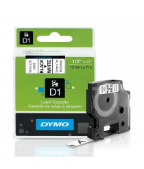 DYMO Standard D1 45013 Labeling Tape, 1/2'' W x 23' L | 9mm W x 7m L