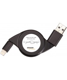 AmazonBasics retractable Lightning cable 0.6 meter