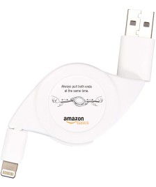 AmazonBasics retractable Lightning cable 0.6 meter