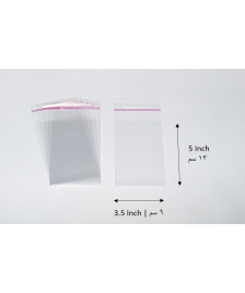 Transparent adhesive bag - 3.5x5 Inch | 9x13 cm    