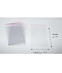 Transparent adhesive bag - 7x9 Inch | 17.5x22.5 cm    